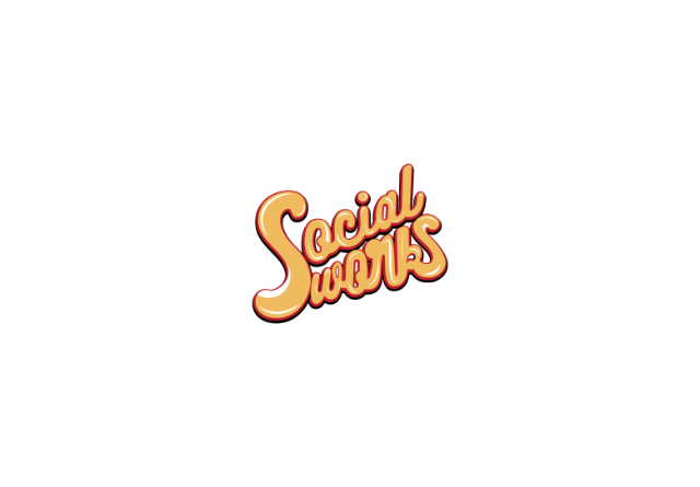 Social Works logo, symbolizing Virgin Hotels' partnership with Social Works to support community-focused initiatives.