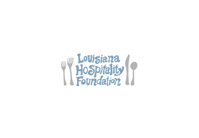 Logo for the Louisiana Hospitality Foundation, representing support for Louisiana's hospitality industry and community programs.